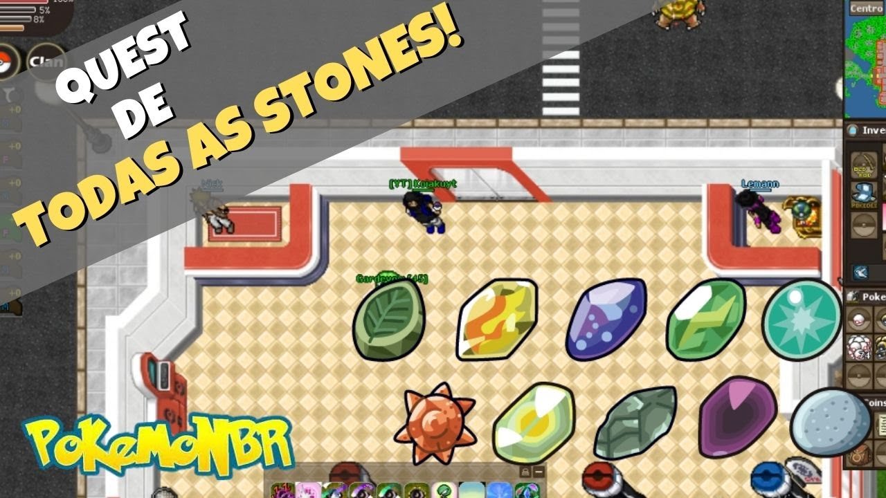 QUEST DE TODAS AS STONES! POKEMON BR