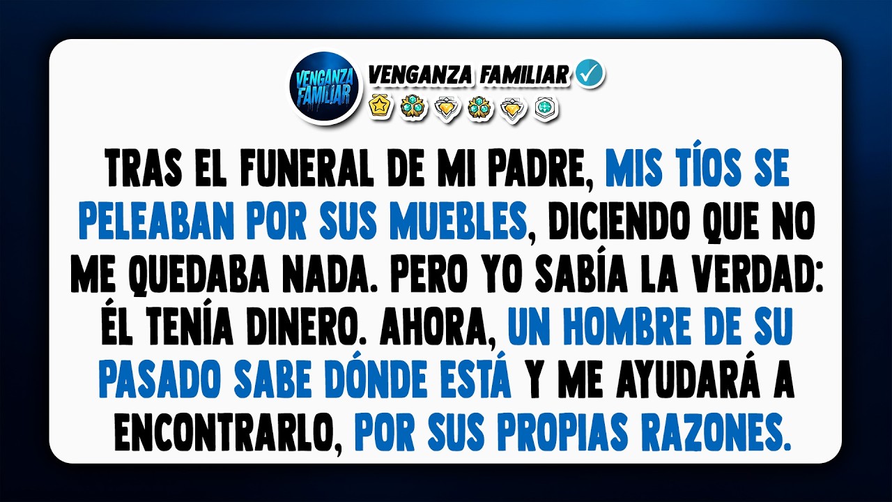 Mis parientes comenzaron a repartir las cosas de mi padre justo después de su funeral; ellos no...
