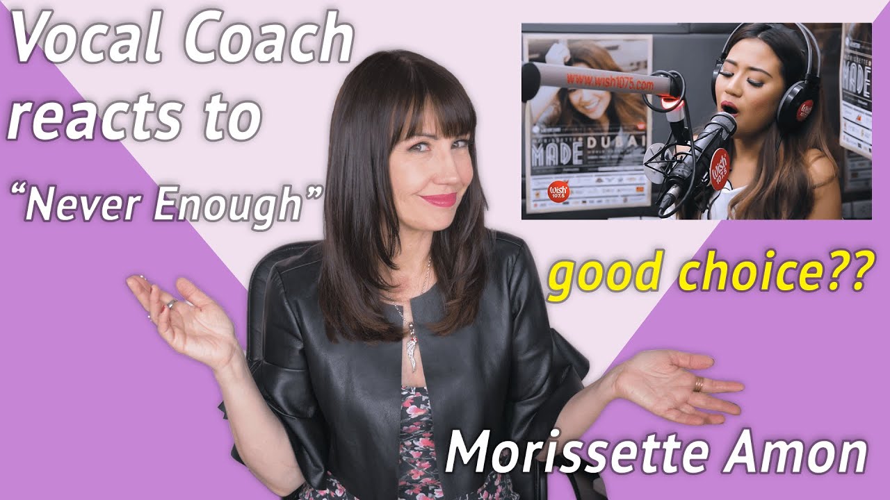 Vocal Coach Reacts To 'Never Enough' - Morissette Amon [LIVE on Wish 107.5 Bus]