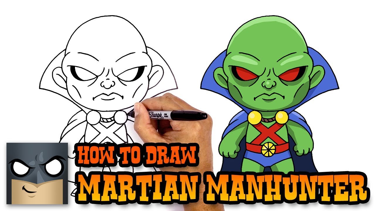How to Draw Martian Manhunter | Justice League