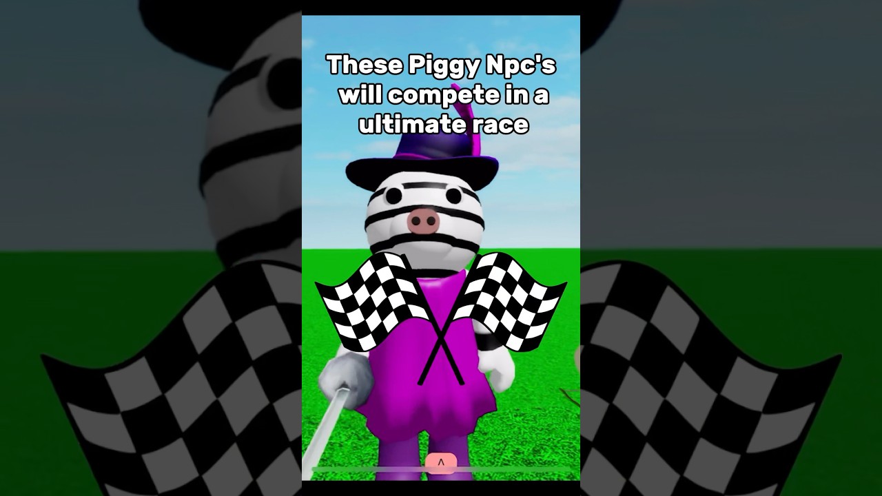 ГОНКА NPC-СВИНОК К ФИНИШНОЙ ПРЯМОЙ РЕЖИМ СТРОИТЕЛЬСТВА СВИНОК #piggy #roblox