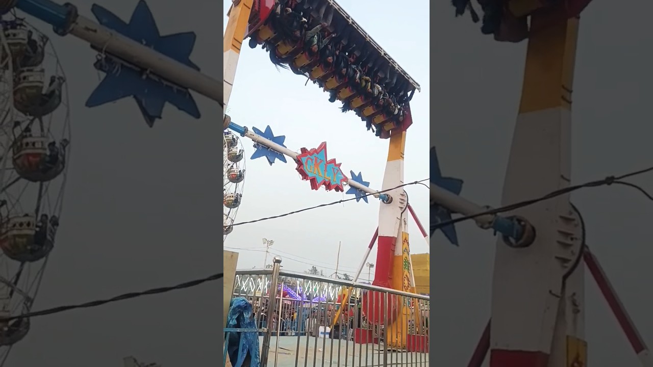 Tsunami Ride at Disneyland Mela Patna #disneyland #mela #patna #gandhimaidan #tsunamiride #ride #fun