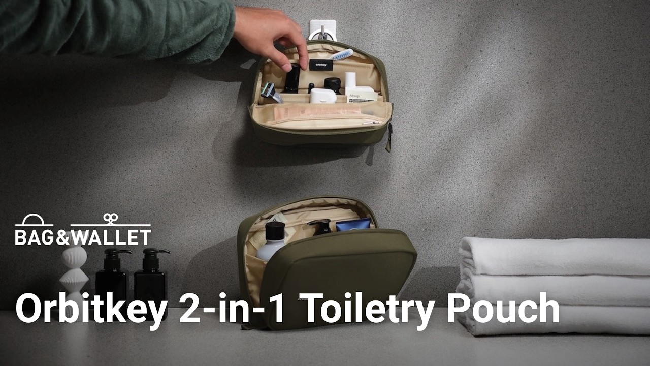 Обзор органайзера для туалетных принадлежностей Orbitkey 2-in-1 Toiletry Pouch