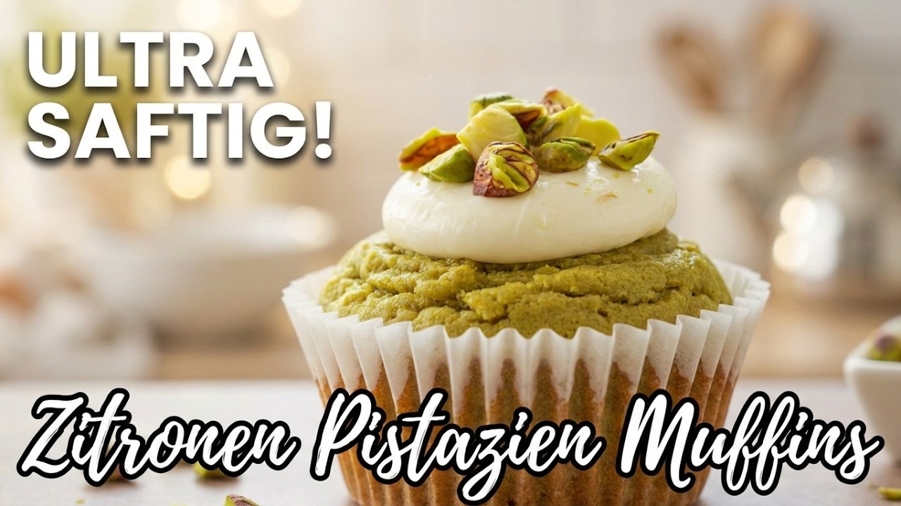 Zitronen Pistazien Muffins - Zitronen Pistazien Muffins_ einfach, saftig, weich, lecker und schnell!