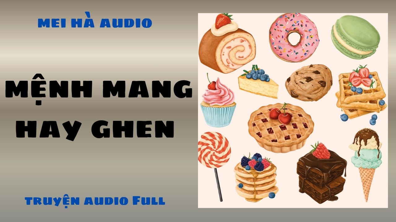 MỆNH MANG GHEN TUÔNG  MEI HÀ AUDIO - Vẽ bánh kem bằng  màu rất dễ và đẹp ( phần 1)