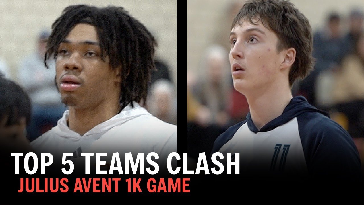 #2 BERGEN CATHOLIC HOSTS #4 CHRISTIAN BROTHERS ACADEMY !!! JULIUS AVENT 1K GAME