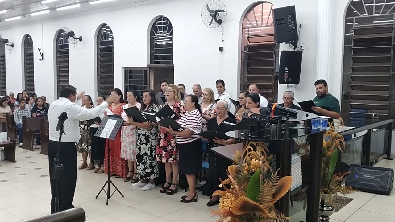 CORAL LUZ E VIDA DA ASSEMBLEIA DE DEUS DA VILA ESPERANÇA T.BORBA PR 