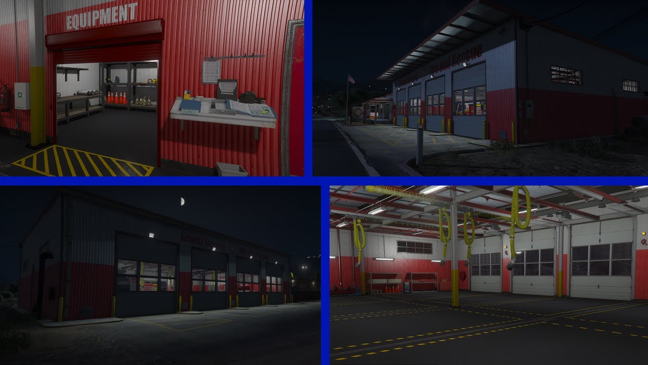 [MLO] GRAND SENORA FIRE STATION GTA V | FIVEM