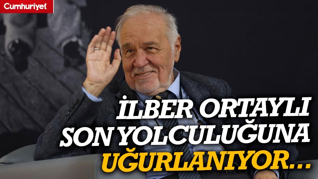 İlber Ortaylı son yolculuğuna uğurlanıyor... Fatih Camii avlusunda cenaze töreni düzenlendi