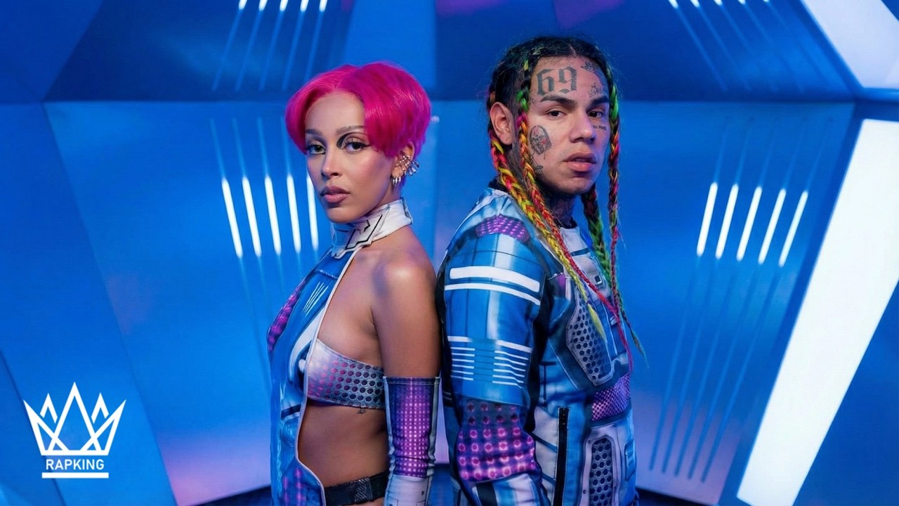 6IX9INE & Doja Cat - ROCKET ft. G-Eazy, 50 Cent, Tyga (RapKing Music Video)