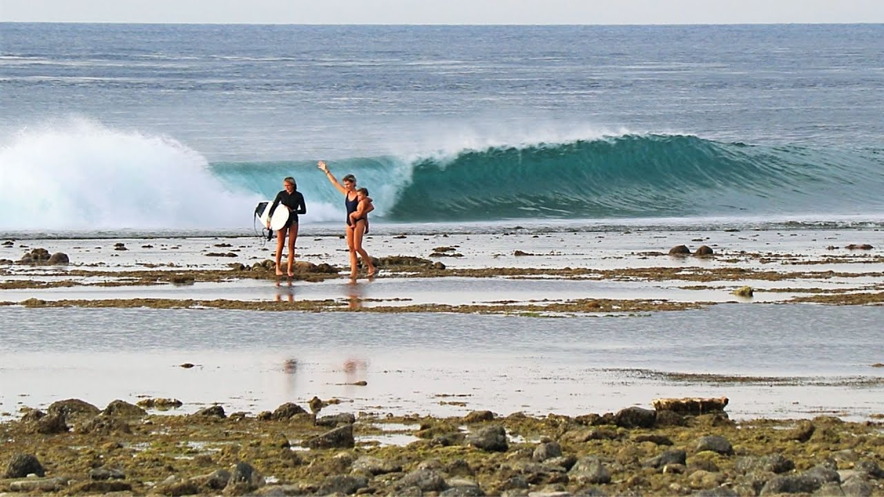The Dangers Of Low Tide Desert Point - Surfing Lombok