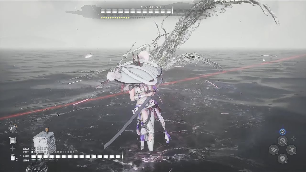 Shorts: [NG+/滿裝加速] Hard Boss: 推薦長老打法 Recommend Strategy on Elder - 紅蓮模式 Scarlet Mode