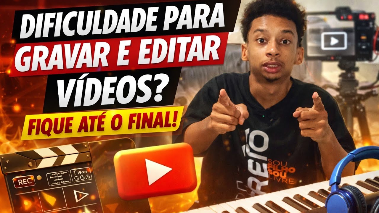 SE VOCÊ É TECLADISTA E SOFRE PRA GRAVAR E EDITAR VÍDEOS, ESSE VÍDEO É PRA VOCÊ!!