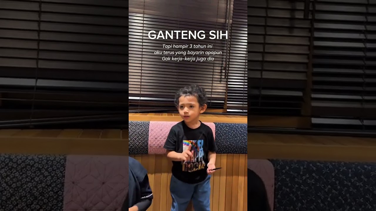 Kalau papanya sibuk, aku uda ada Vincent versi sachetnya, Don!