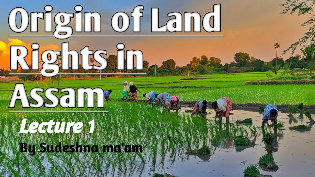 Origin of Land laws of Assam (Assamese version). @legallyaffirmativebySudeshna