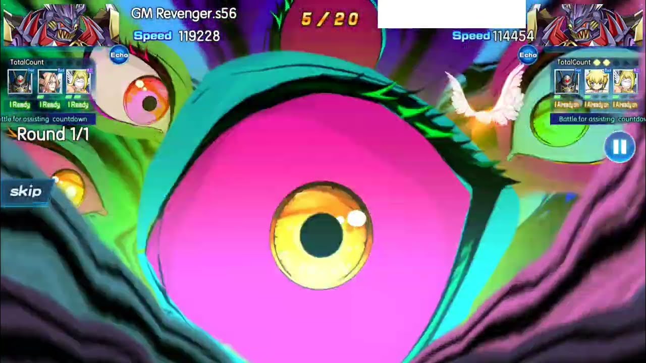 Lucemon X First Fight in Arena