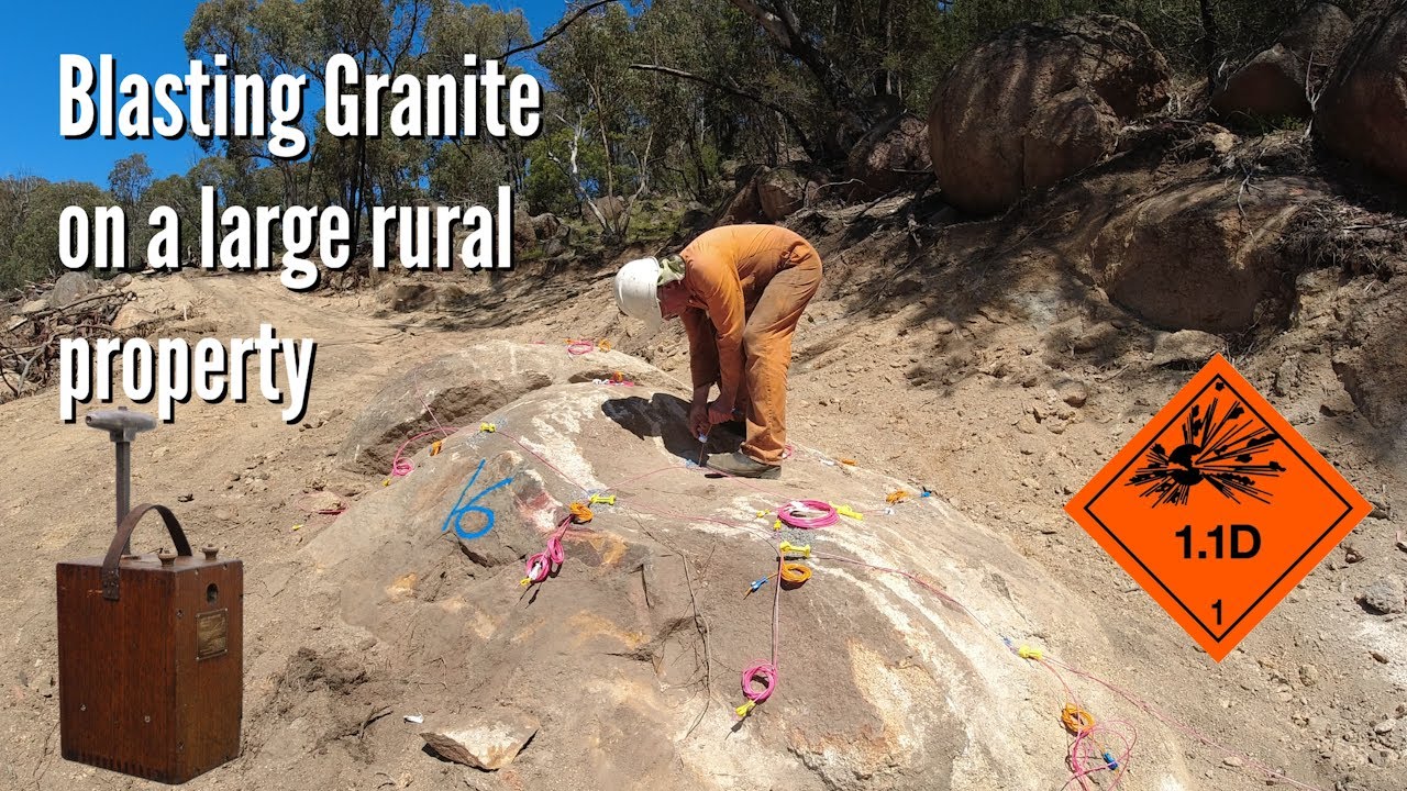 Blasting Granite on a large rural property