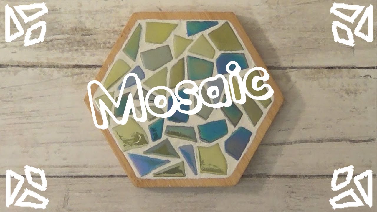 Making a Green Mosaic Coaster