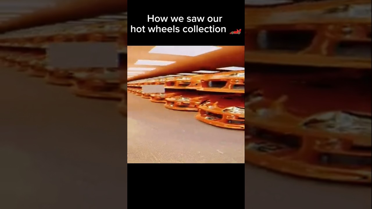 POV: how we saw our hot wheels collection 🏎️  