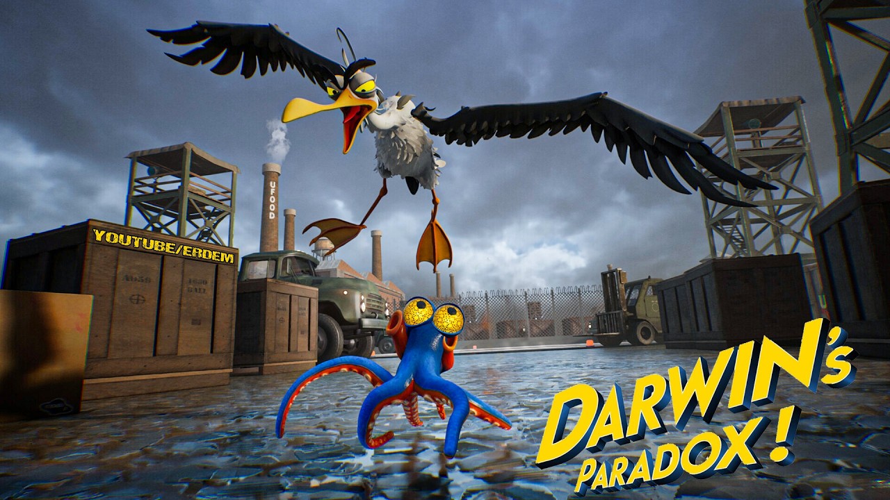BİR AHTAPOT OLARAK HAYATTA KALMAYA ÇALIŞIYORUM ! AŞIRI KEYİFLİ OYUN FENA TUTAR ! | Darwin's Paradox