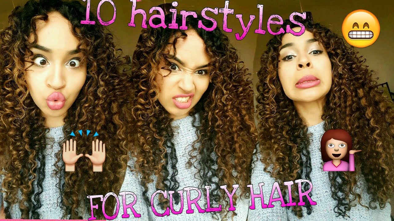 10 Hairstyles for Curly Hair!