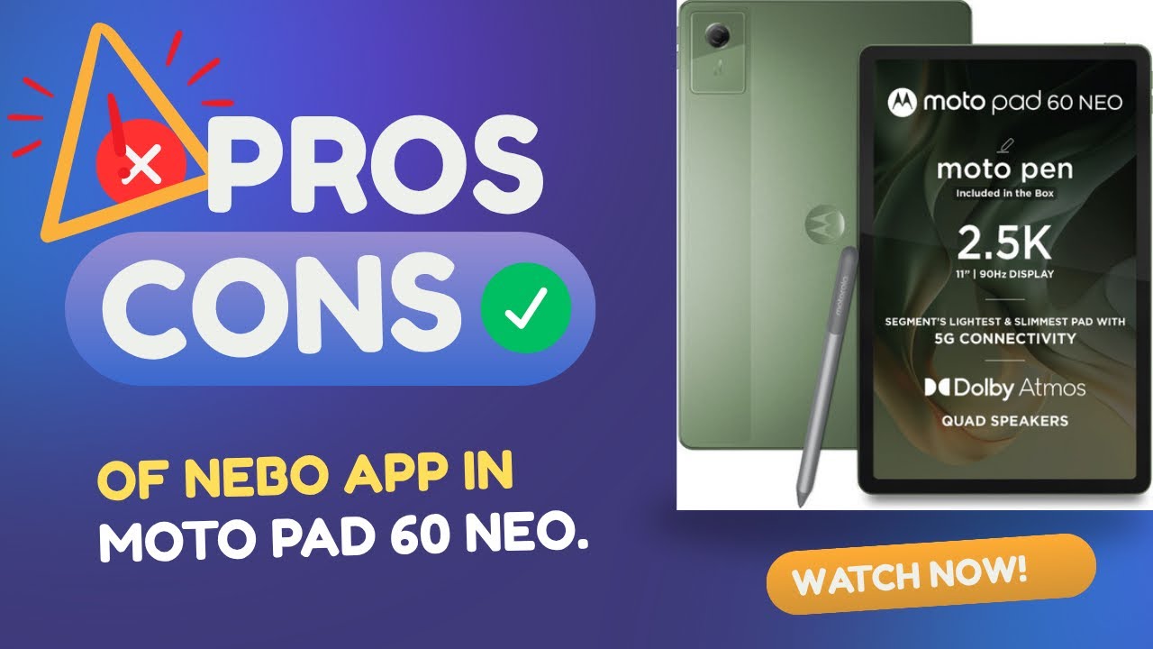🚀 Student&rsquo;s Guide: ✍️ Note-Taking on Moto Tab 60 Neo with 📒 Nebo App