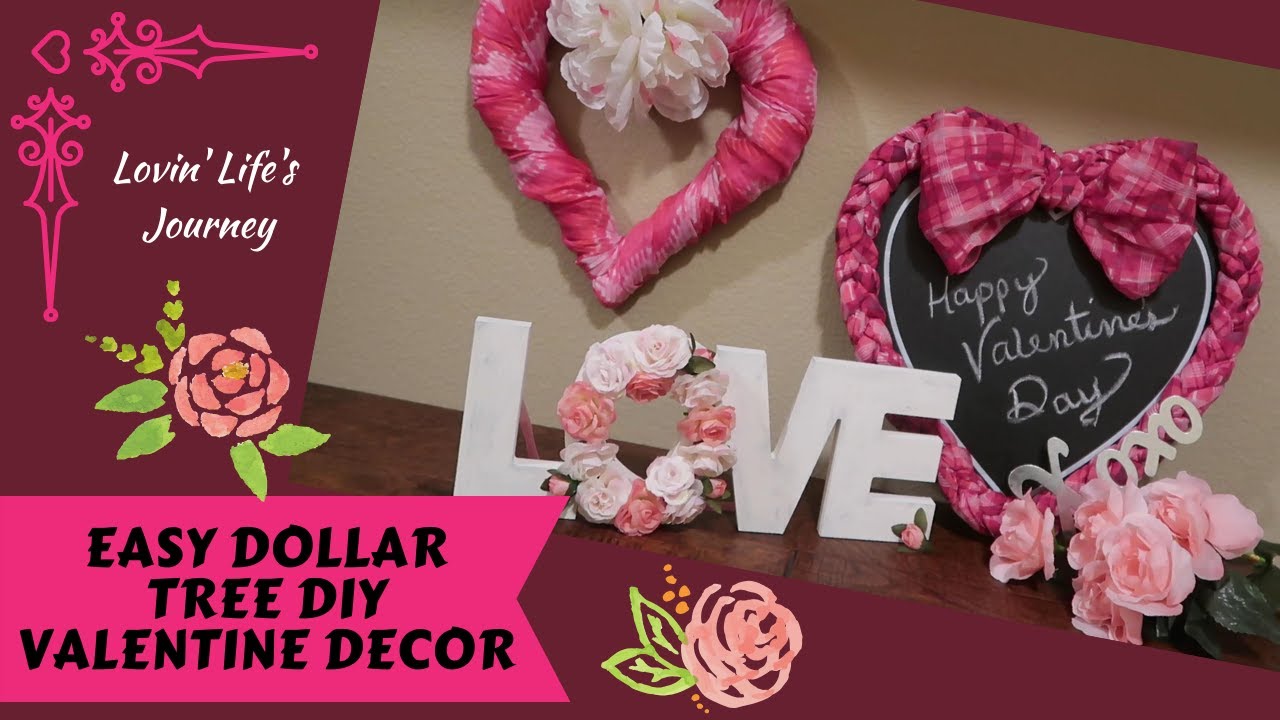 Easy Dollar Tree Valentine Decor DIYs on a Budget
