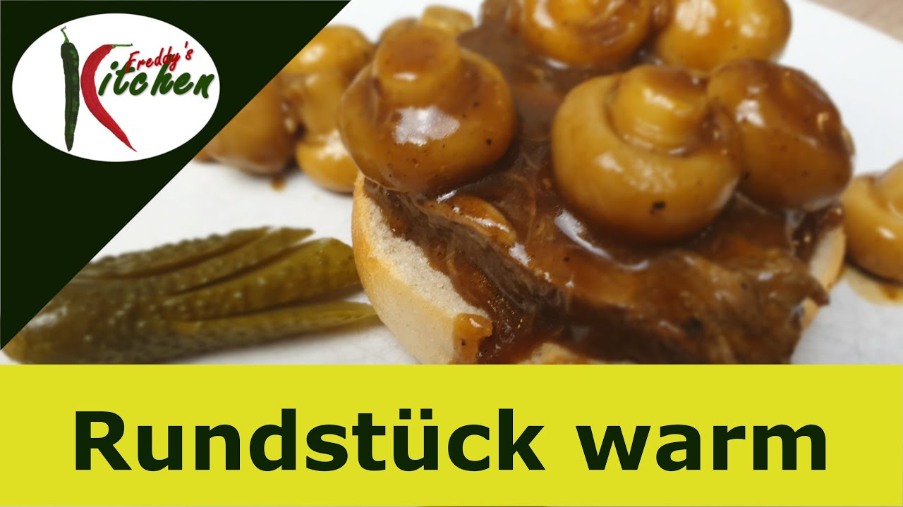 Rundstück warm - das Hamburger Rundstück! - Leckere und echt norddeutsche Bratenreste-Verwertung