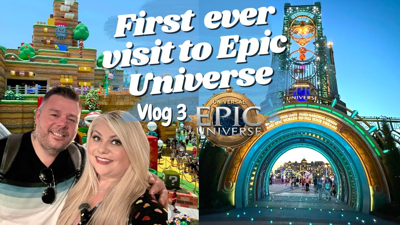 AN EPIC VLOG! 🌎 first visit to Epic Universe at Universal Orlando & Stella Nova hotel