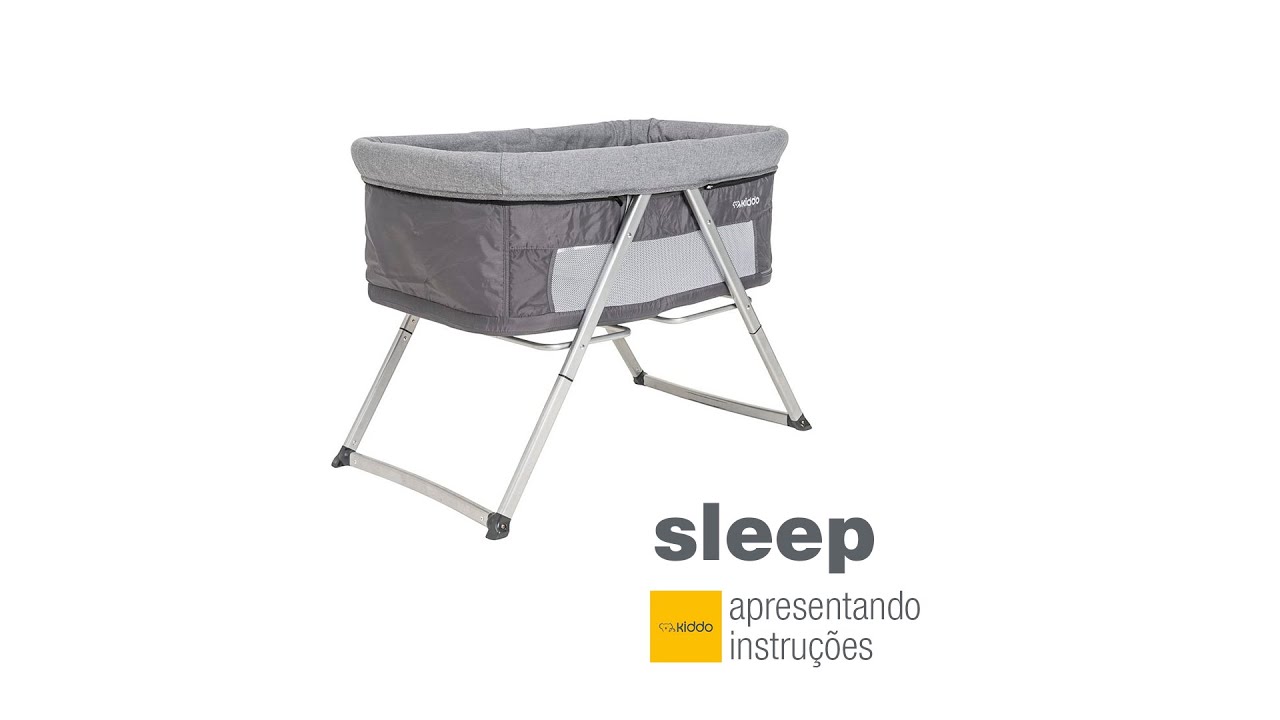 mini berço portátil sleep - apresentando/instruções | kiddo