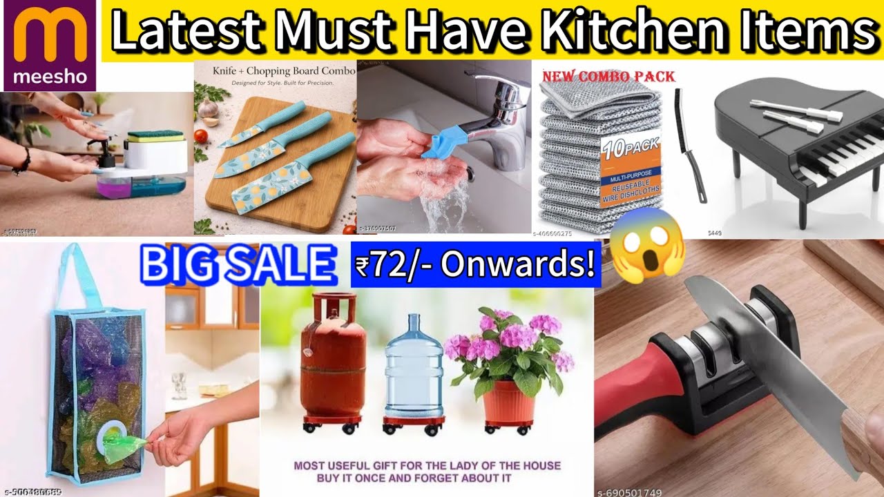 *Huge* Meesho Haul ! Meesho Latest Kitchen Items Haul | 9 Best Items Review #meesho #sale #kitchen