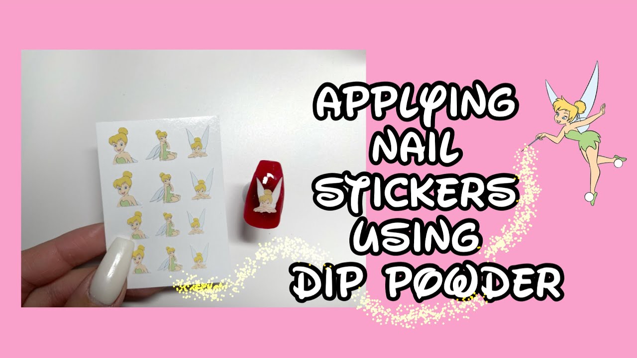 Applying Nail Stickers Using Dip Powder | Nail Stickers | Snowfi Nail Shop Nail Stickers