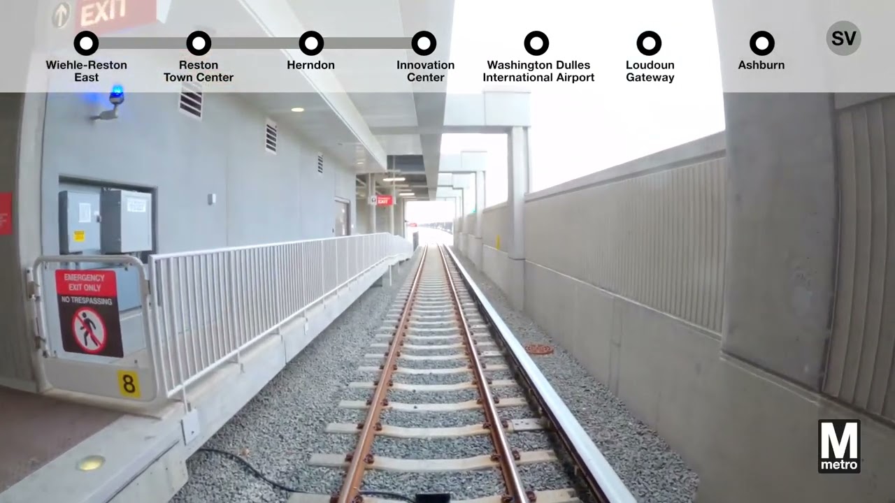 Silver Line Extension Train Ride Along (Real Time)