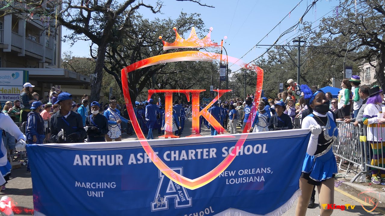 Arthur Ashe  Marching in The OKEANOS Parade 2022