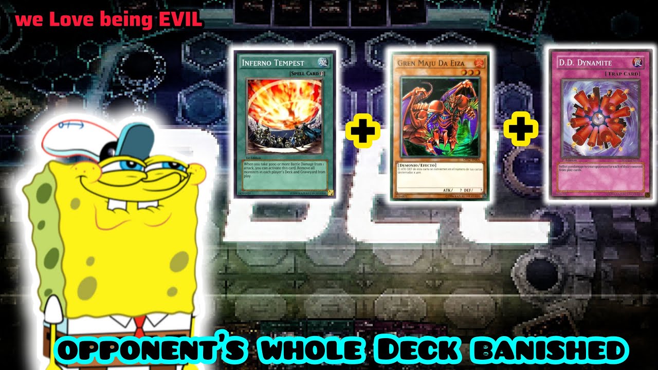 Cheapest Gren Maju Deck - Banish All Monsters From Both Players Deck And Graveyard😨!!!