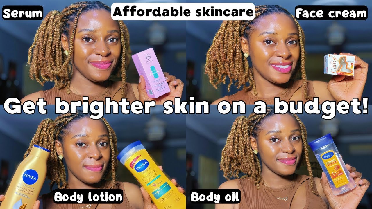 The best affordable skincare routine that works💯 Complete skincare for glowing caramel skin