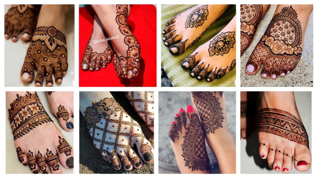 Latest Leg Mehndi Design|Simple Feet Mehndi Design|Simple mehndi design||