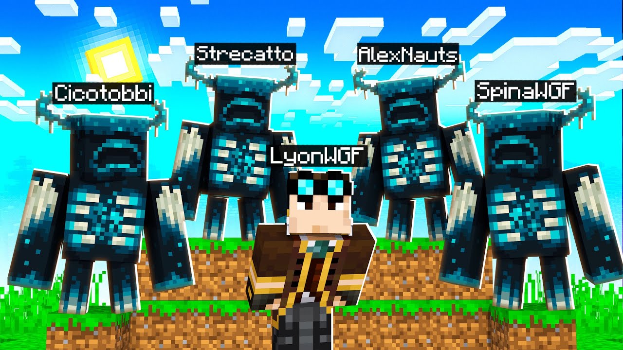 SPEEDRUN CONTRO 4 WARDEN SU MINECRAFT!!