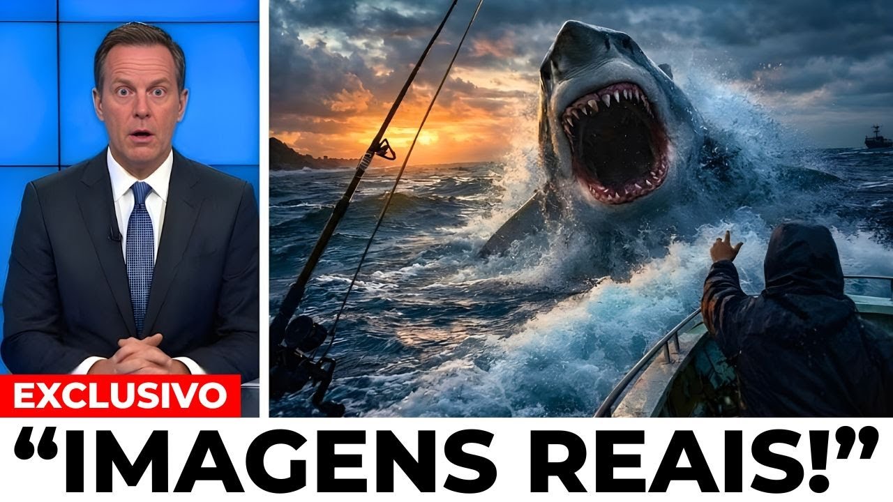 Pescadores na costa da Austrália encontraram um megalodonte gigante?