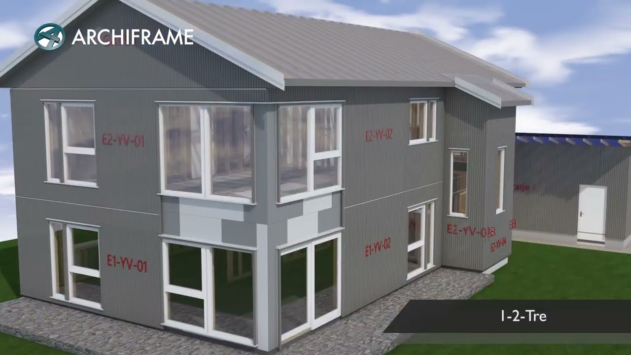 Construction Projects from ArchiFrame Users - Examples of Archicad Framing Add-on in Use