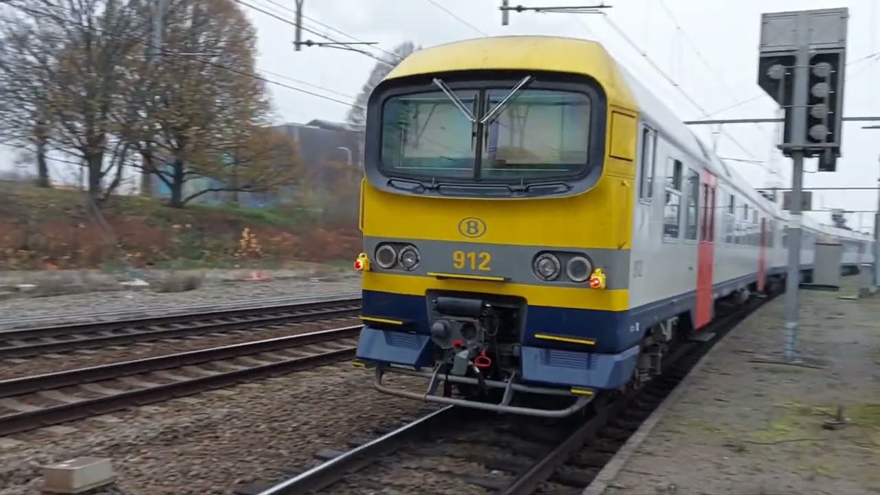NMBS SNCB Trein Complicatie Van In (Schaarbeek) (+ Klaxon + Bonus Nightjet) 01/12/2023