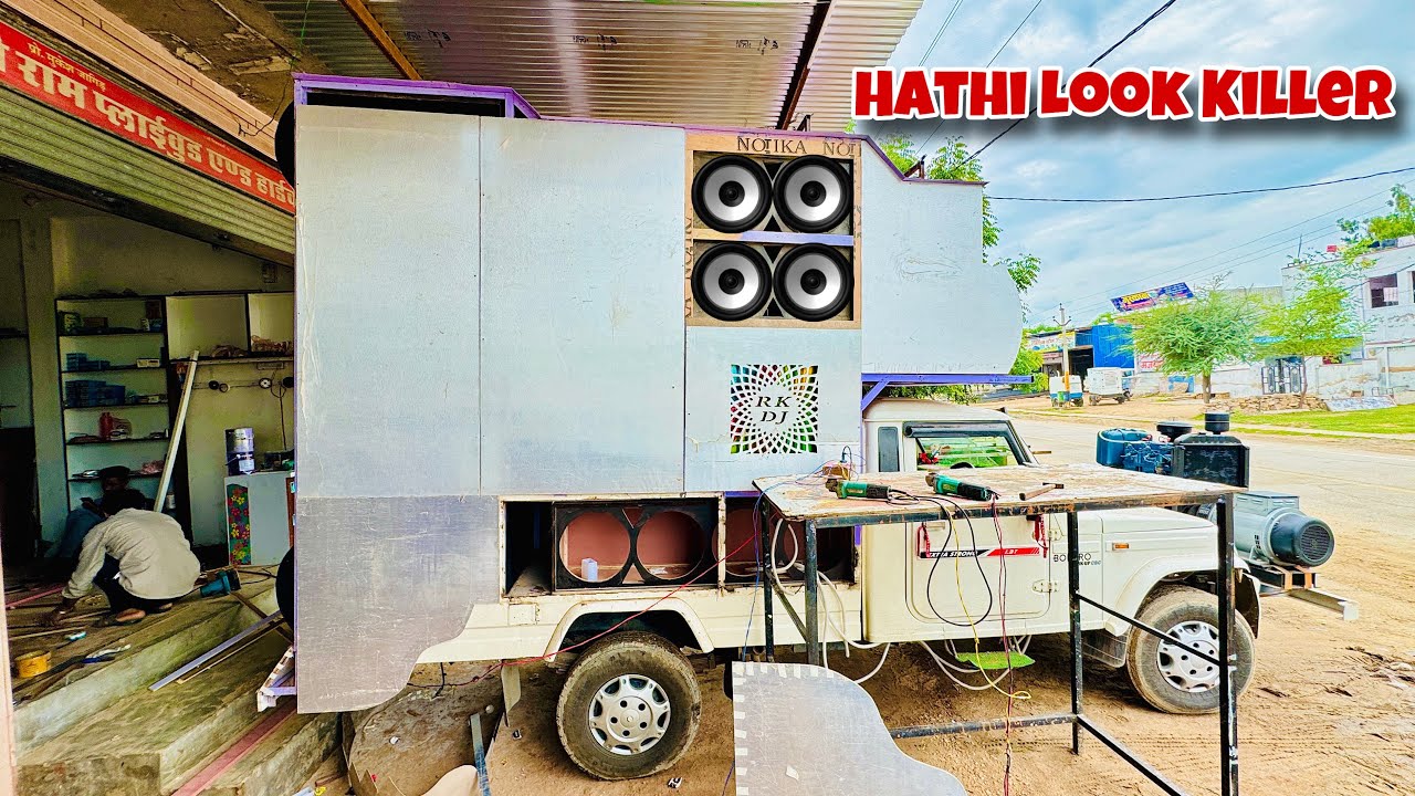 New Hathi Looks Killer in BoX Dj full vlog || और आज बैनर आयेंगे