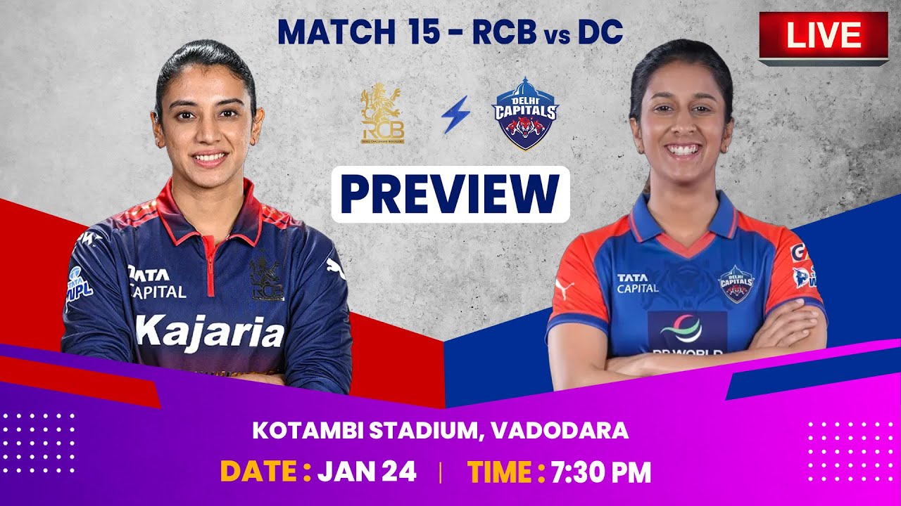 Match 15 Preview:  Delhi Capitals vs Royal Challengers Bengaluru | WPL 2026 | Female Cricket