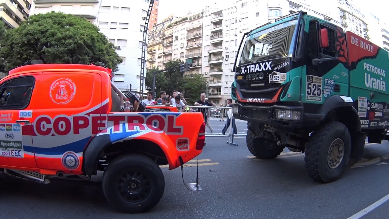 Llegada del Rally Dakar 2017