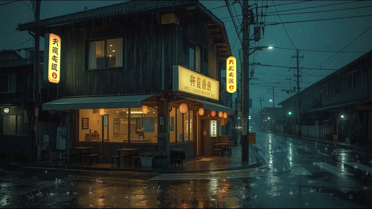 Tokyo After Midnight 🌙 Rainy Night Lofi Vibes in Tokyo