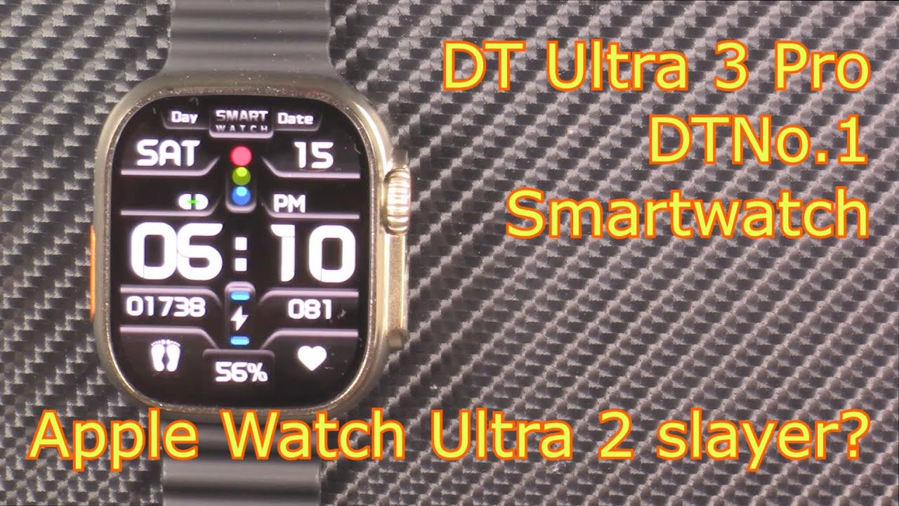 DT Ultra 3 Pro Smartwatch DTNo.1 Ultra Pro review | Apple Watch Ultra 2 clone