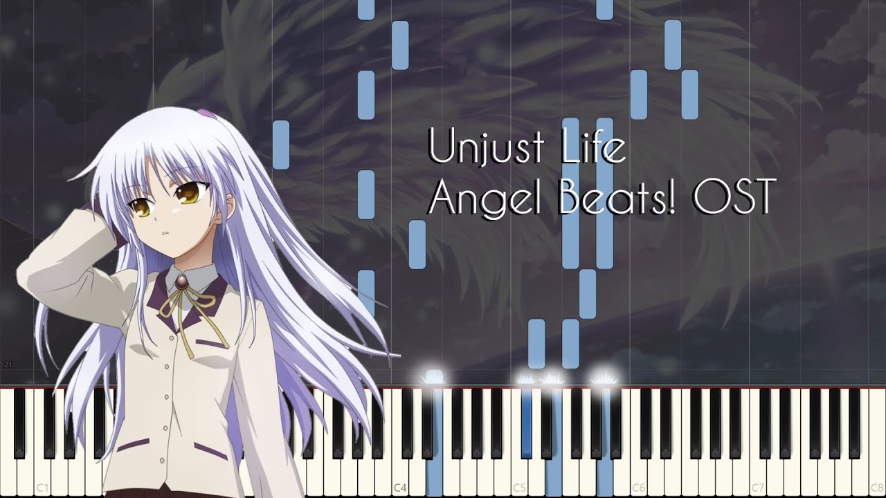 Unjust Life - Angel Beats! OST - Piano Arrangement [Synthesia]