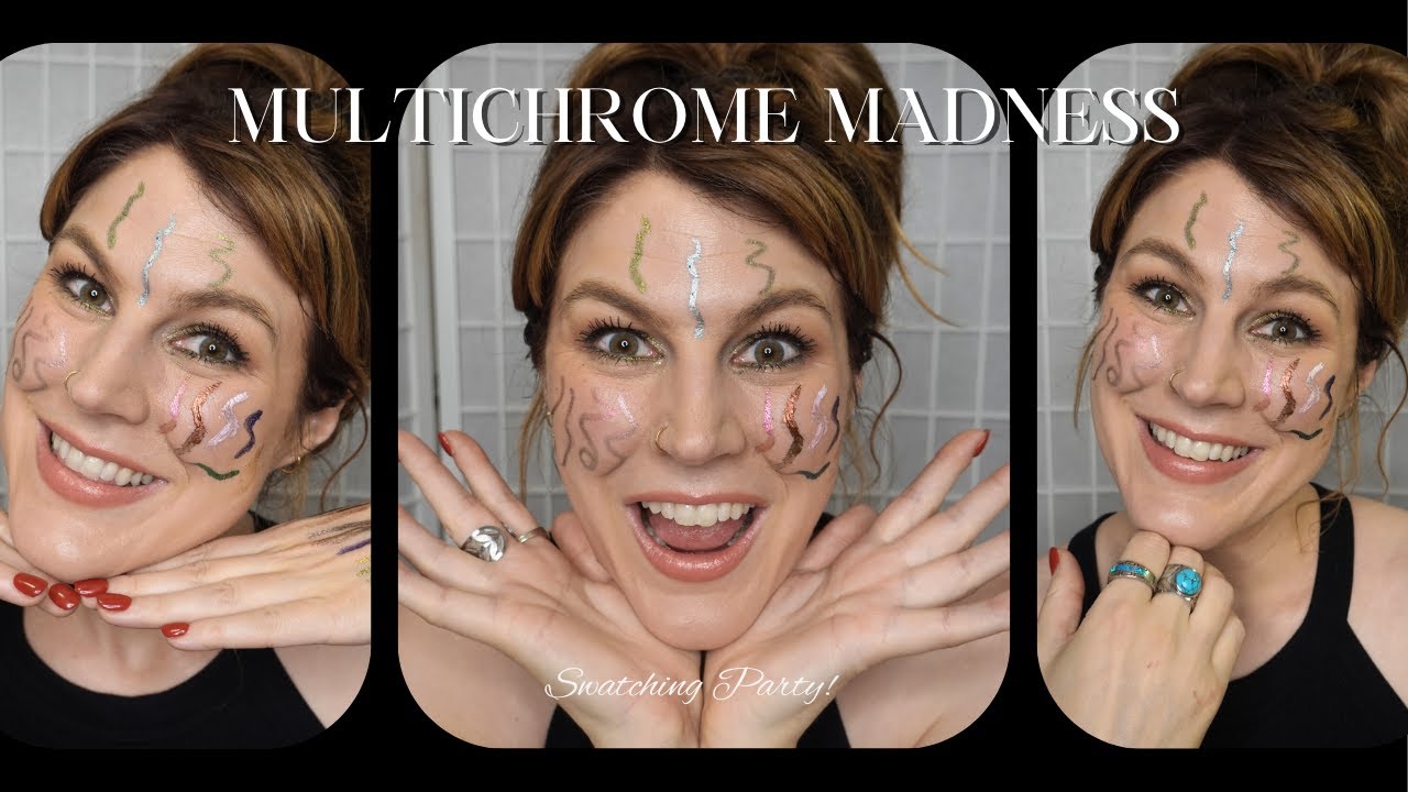 Every Multichrome Eyeliner I own Swatched - Indie Makeup Heaven!