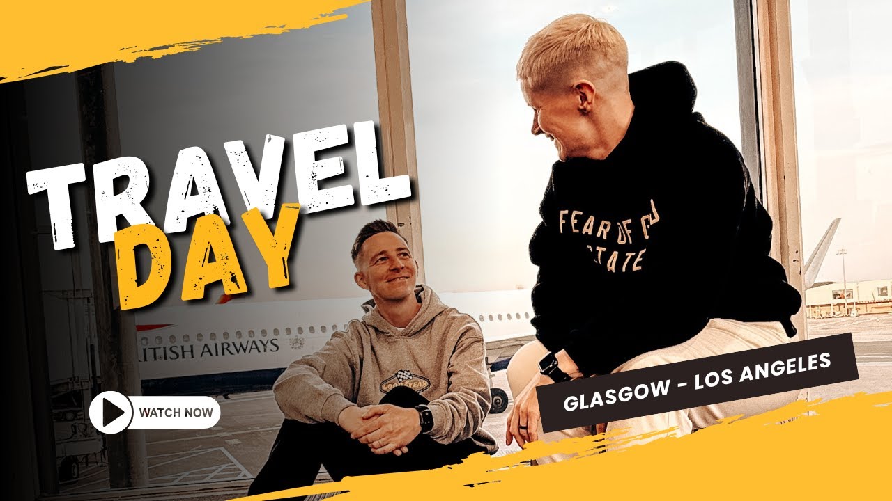 TRAVEL DAY to Los Angeles 🇺🇸 | Flying British Airways from Glasgow via Heathrow ✈️