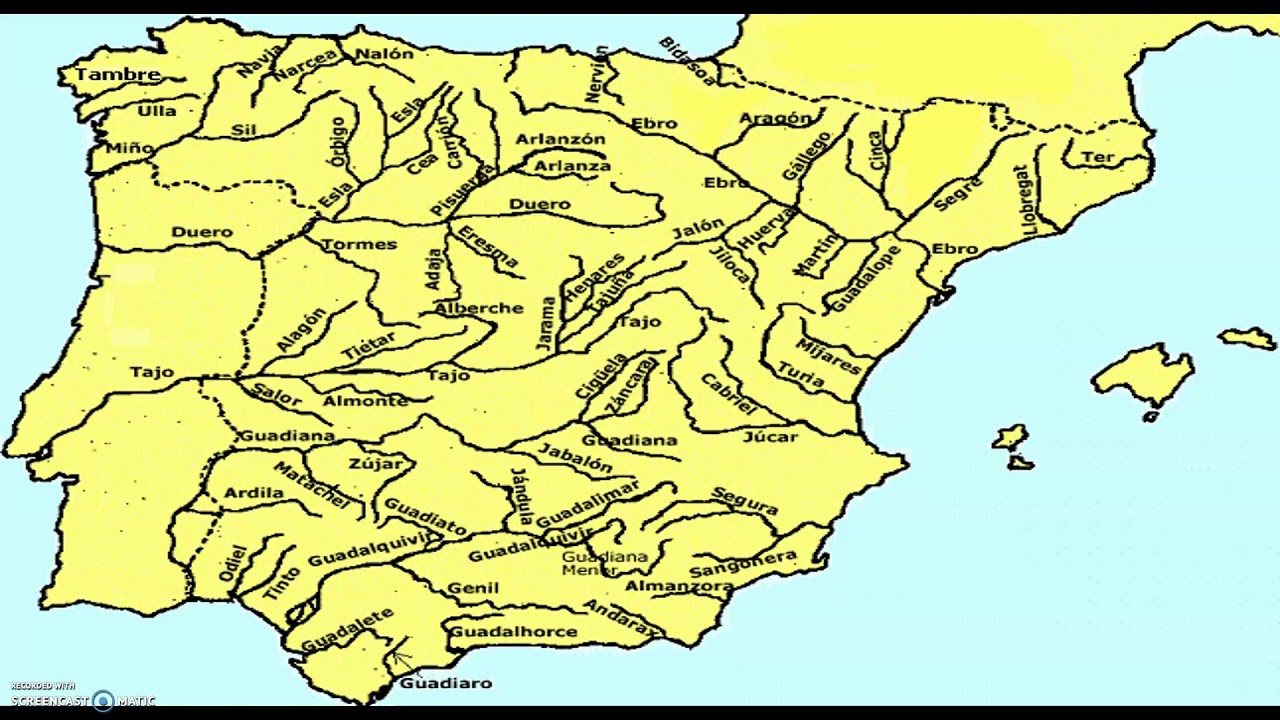 1º ESO GEOGRAFÍA E HISTORIA: RÍOS DE LA P. IBÉRICA